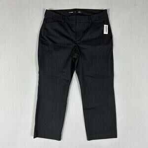 Old Navy NEW Pixie Ankle Pants Womens Size 14 Petite Gray Workwear Dress 14P NWT